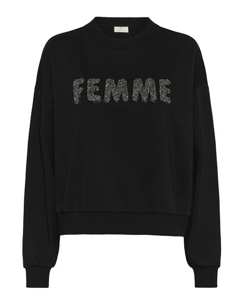 Kaffe Sweatshirt 'Alise '  sort / sølv