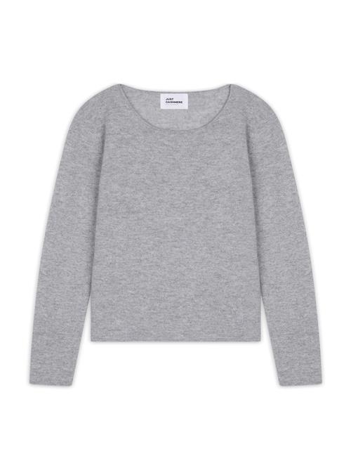 JUST CASHMERE Pullover 'Vivian'  lysegrå