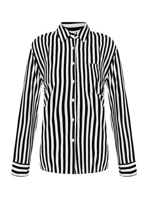 Imily Bela Bluse  sort / hvid