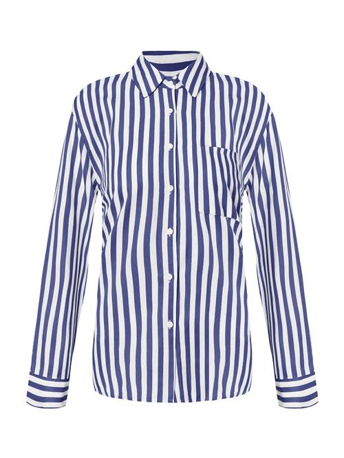 Imily Bela Bluse  blå / hvid