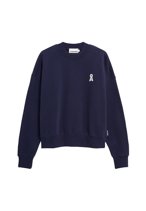 ARMEDANGELS Sweatshirt 'ALIZAA'  mørkeblå / hvid
