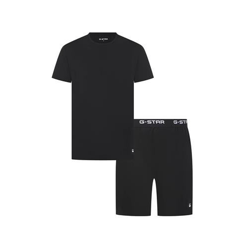 G-STAR Pyjamas kort  sort / hvid