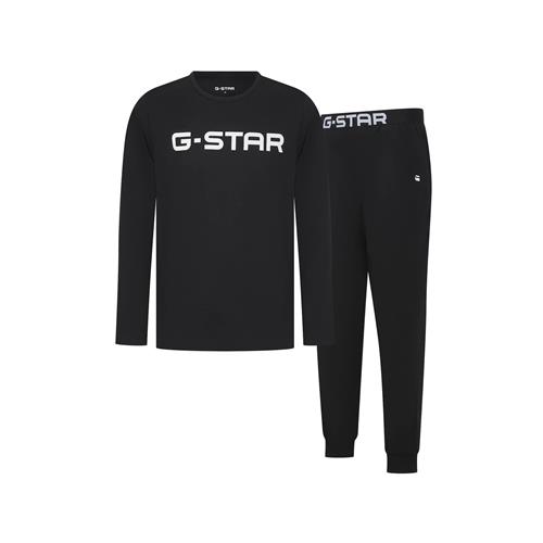 G-STAR Pyjamas lang 'Stone'  sort / hvid