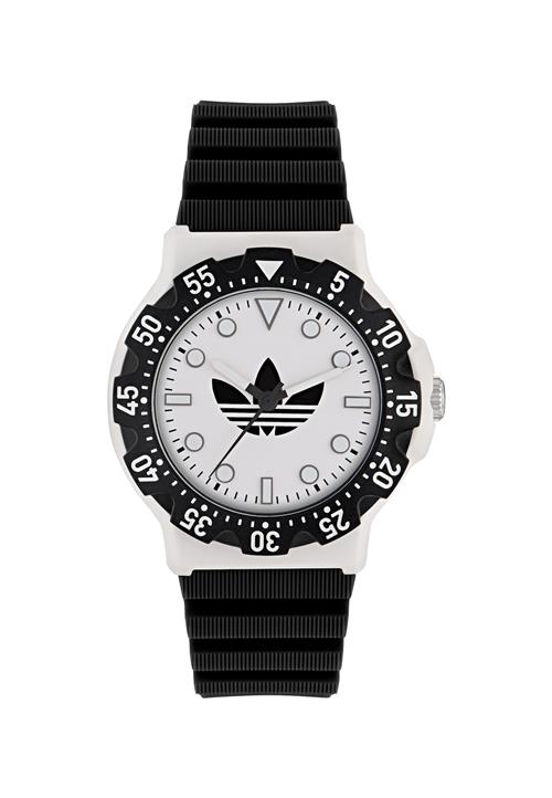 ADIDAS ORIGINALS Analogt ur 'Discoverer Two'  sort / hvid