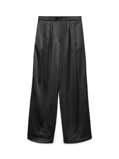 VERO MODA Bukser med lægfolder 'VMSesil'  antracit