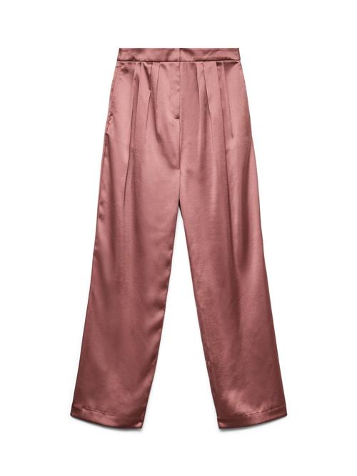 VERO MODA Bukser med lægfolder 'VMSesil'  magenta