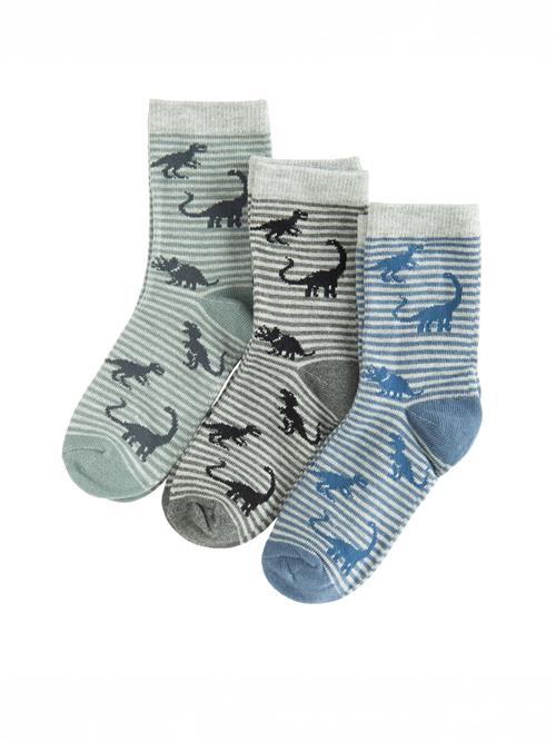 Cool Club Sokker  royalblå / lysegrå / grå-meleret / mint