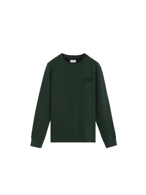 Scalpers Pullover 'Antiques'  mørkegrøn / sort