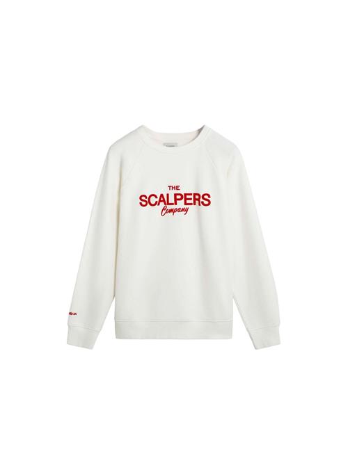 Scalpers Sweatshirt  blodrød / offwhite