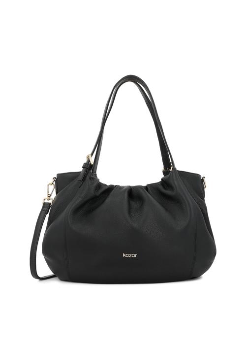 Kazar Skuldertaske  guld / sort