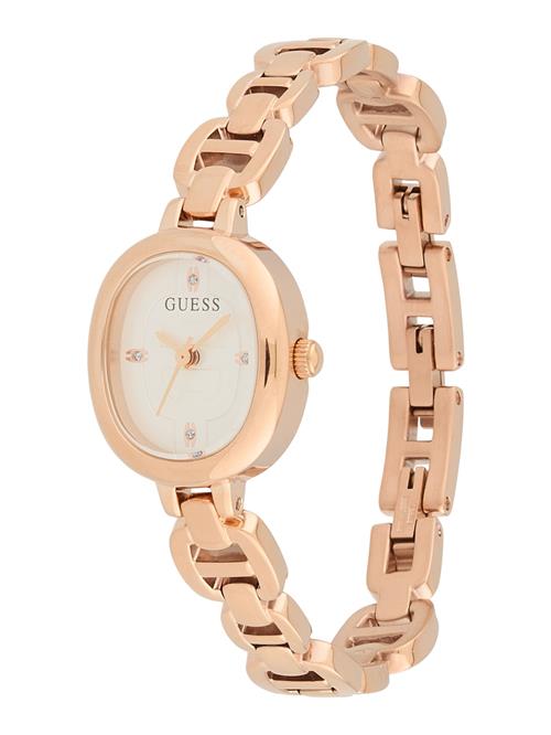GUESS Analogt ur 'VIVIAN'  rosa guld / hvid