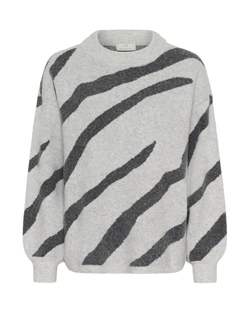 Kaffe Pullover  grå-meleret