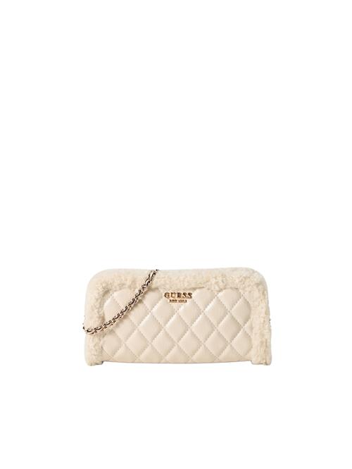GUESS Skuldertaske 'Christi'  lysebeige / guld