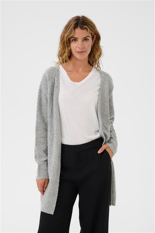 Cream Cardigan 'CRHoliday '  lysegrå