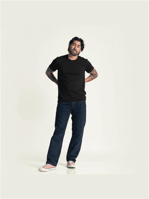 LEBASQ Undertrøje 'Miles 3 Pack Crew Neck Long Fit'  sort