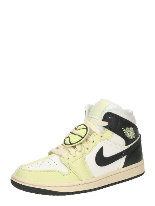 Jordan Sneaker high 'AIR JORDAN 1'  creme / lysegrøn / sort