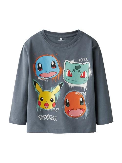 NAME IT Shirts 'NMMNor Pokemon'  dueblå / lyseblå / mint / lyseorange