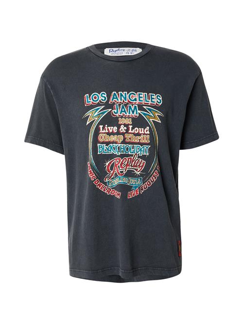 REPLAY Bluser & t-shirts  royalblå / rød / sort / hvid