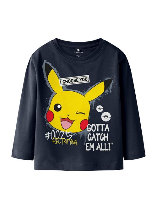 NAME IT Shirts 'NMMNor Pokemon'  navy / mørkegul / rød / offwhite