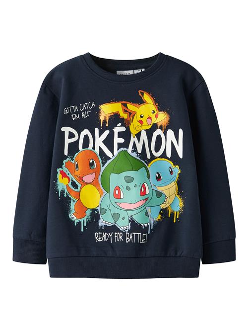 NAME IT Sweatshirt 'NMMNoa Pokemon'  navy / turkis / gul / orange