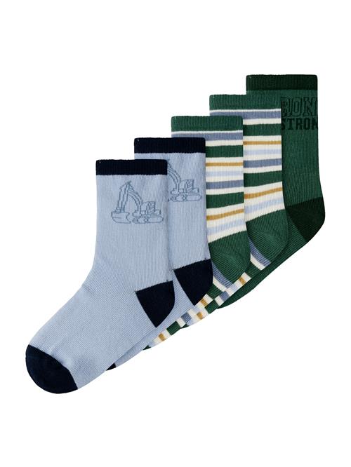 NAME IT Sokker 'NMMSIRIUS'  safir / lyseblå / grøn / hvid