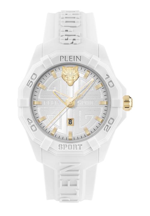 Plein Sport Analogt ur 'FEARLESS'  guld / hvid