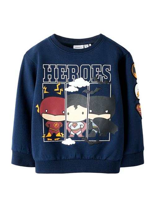 NAME IT Sweatshirt 'NMMOsmus Batman'  marin / rød / sort / hvid