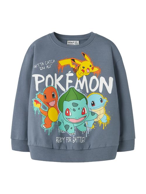 NAME IT Sweatshirt 'NMMNOA POKEMON'  dueblå / gul / orange / hvid
