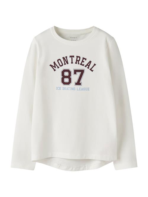 NAME IT Bluser & t-shirts 'NKFVIX'  himmelblå / sort / hvid