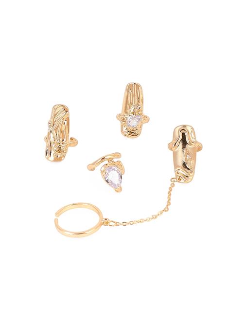 SOHI Ring 'Adrika'  guld