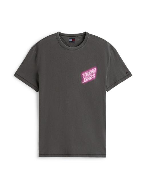 Tommy Jeans Bluser & t-shirts 'NOVELTY FAIR'  neonblå / lys pink / sort