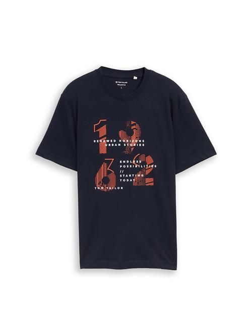 TOM TAILOR Bluser & t-shirts  natblå / koral / hvid