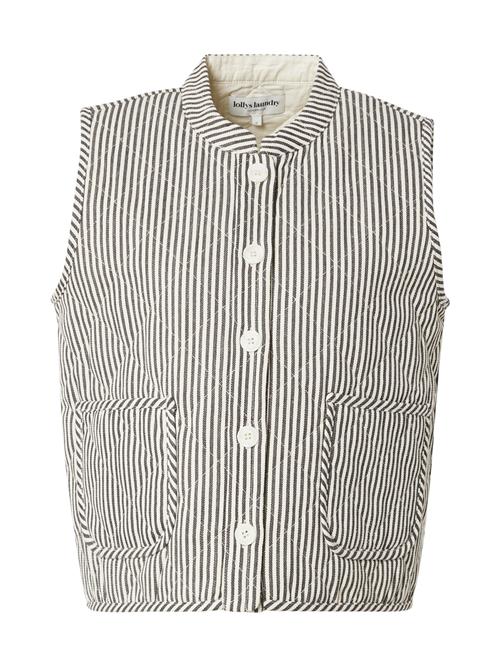 Lollys Laundry Vest 'Cairo'  sort / naturhvid
