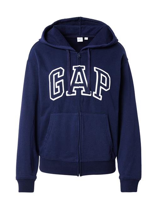 GAP Sweatjakke 'HERITAGE'  navy / hvid
