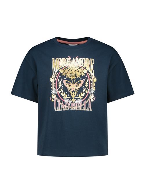 VINGINO Bluser & t-shirts 'Henrieka'  mørkeblå / guld / lyserød