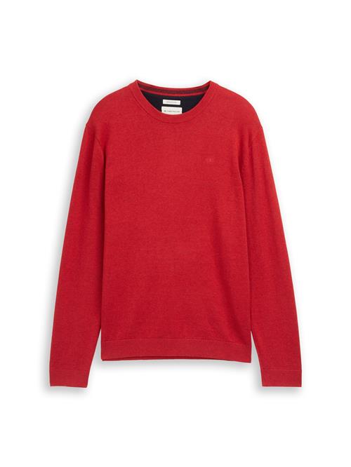 TOM TAILOR Pullover  mørkerød