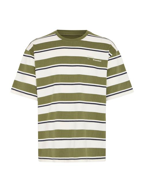 BLEND Bluser & t-shirts 'BHKYRAN'  grøn / sort / hvid