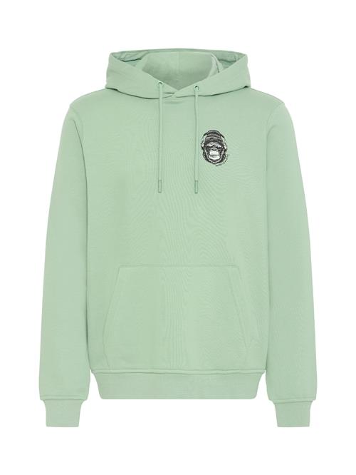 BLEND Sweatshirt 'BHKOA'  lysegrøn / sort / hvid