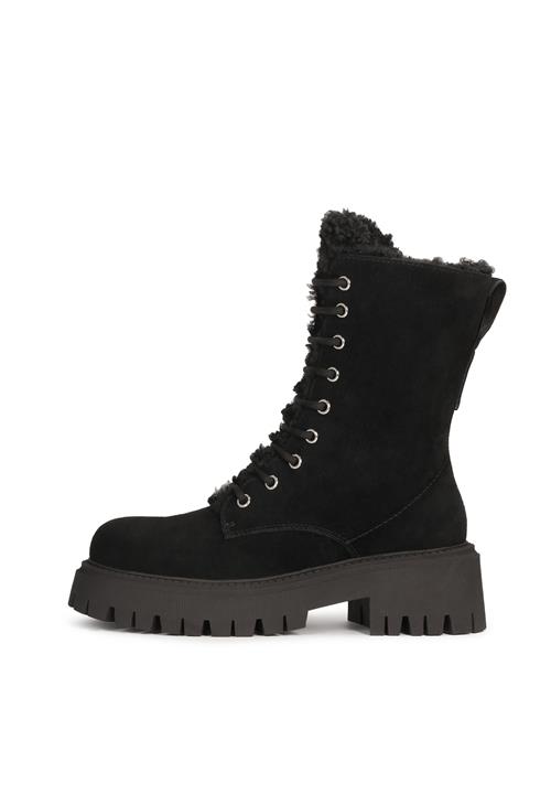 Kazar Snørestøvletter  sort