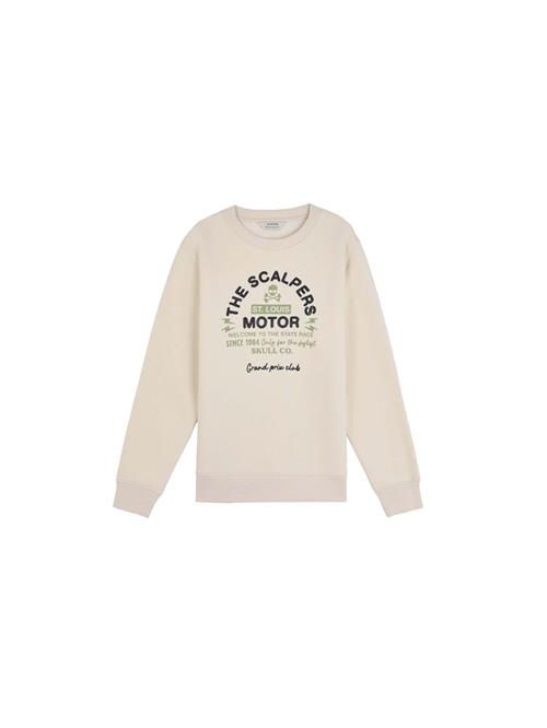 Scalpers Sweatshirt  beige / lysegrøn / sort