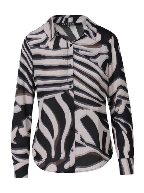 KOROSHI Bluse  sort / hvid