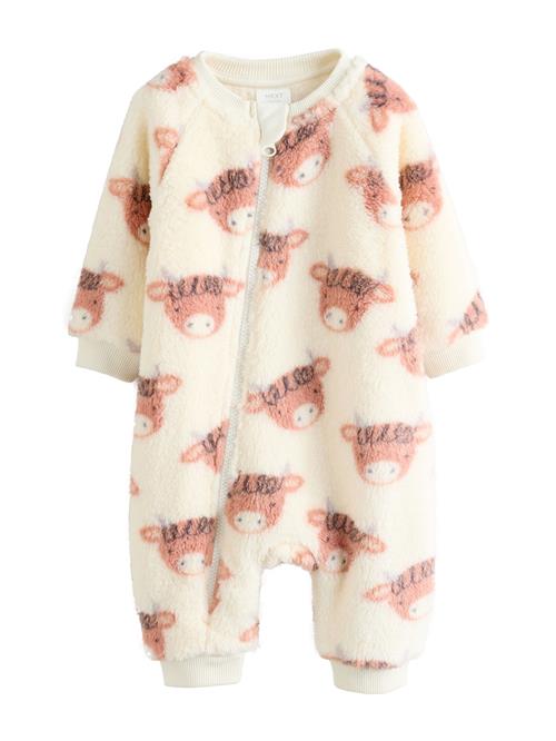 Next Sparkedragt/Body  ecru / lysebrun / lyselilla / sort