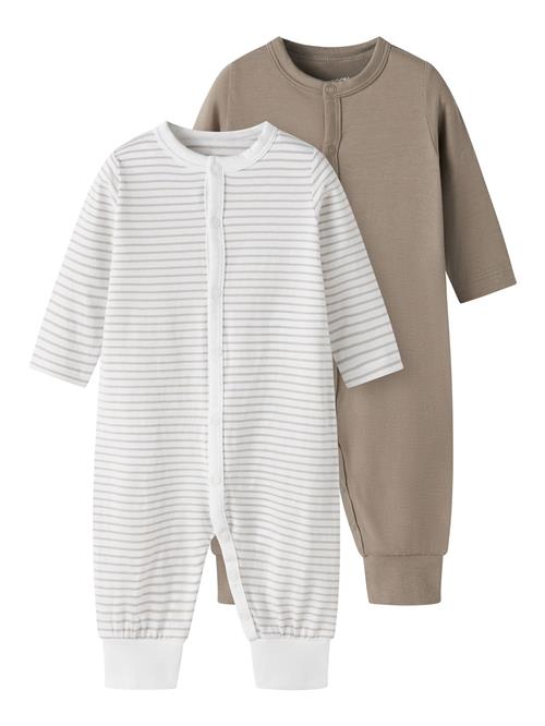 TWO SOON Nattøj  brokade / hvid