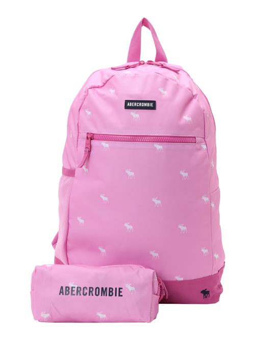 Abercrombie & Fitch Rygsæk  pink / hvid