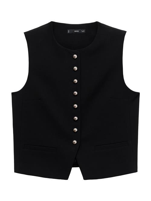MANGO Jakkesætsvest 'Gabo'  sort