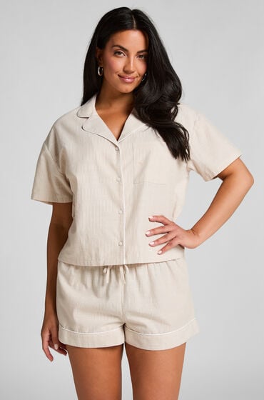 Hunkemöller Shorts Cotton Beige