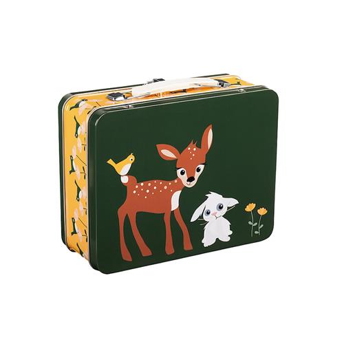 Blafre Kuffert Af Tin Deer And Rabbit  Green/yellow-Onesize  Grøn  One Size  unisex