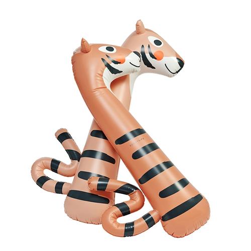 SUNNYLiFE Tino The Tiger Oppustelig Badering - Sæt Med 2 Stk. Orange  Orange-One Size  Orange.  One Size 6 Y+ unisex