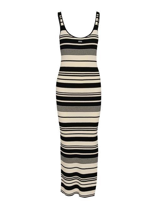 Gestuz Strikkjole 'GZStela'  ecru / sort / hvid