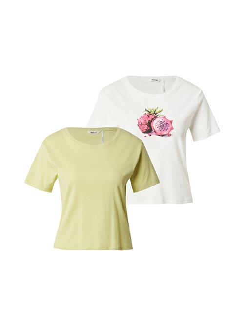 Monki Shirts  sennep / lys pink / hvid